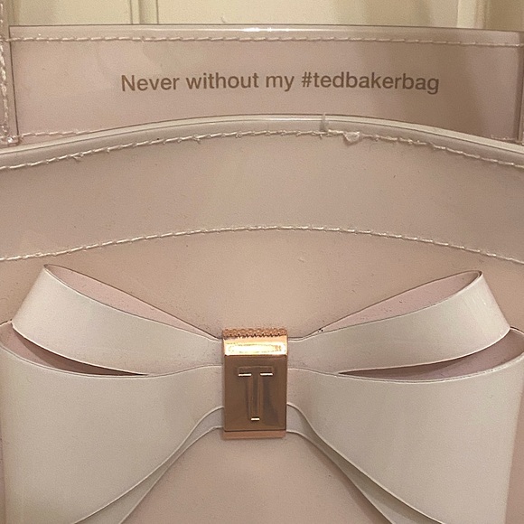 Ted Baker PVC Large Tote Bag Light Pink - Picture 1 of 8
